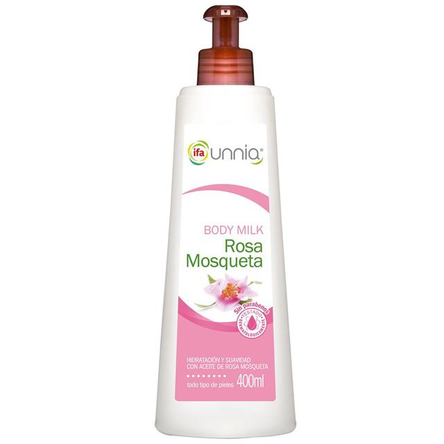 Body milk IFA UNNIA rosa mosqueta dosificador 400 ml