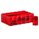 COCA COLA ZERO Refresco de cola Zero azúcar pack 24 latas de 33 cl