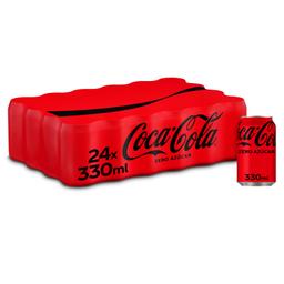 Coca Cola zero azúcar pack 24 latas 33 cl