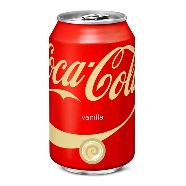 Coca Cola sabor vanilla lata 33 cl