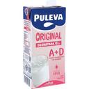 Leche desnatada con vitaminas A+D Puleva brik 1 l