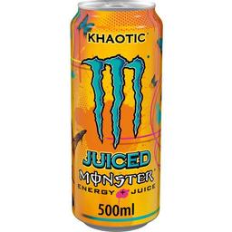 Bebida energética monster khaotic, lata 50 cl