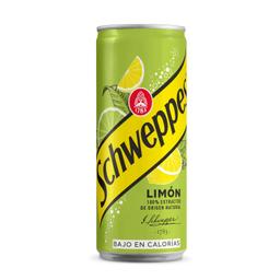 Schweppes de limón lata 33 cl