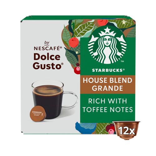 Café house blend en cápsulas Starbucks compatible con Dolce Gusto 12 unidades de 10 g