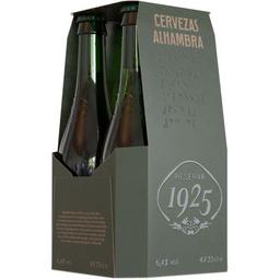 Cerveza reserva 1925 alhambra, pack botellín 4x33 cl