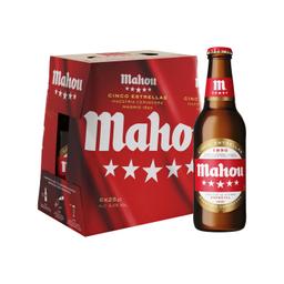Cerveza Mahou 5 Estrellas especial pack de 6 botellas de 25 cl