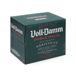 VOLL-DAMM Cerveza doble malta pack de 12 botellines de 25 cl