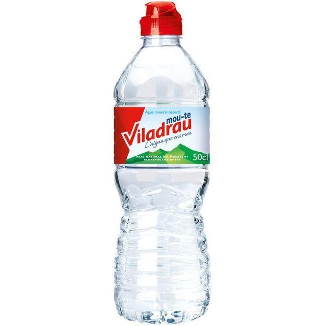 Agua mineral viladrau, botellín tapón sport 50 cl