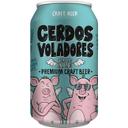 Cerveza sin gluten cerdos voladores, lata 33 cl