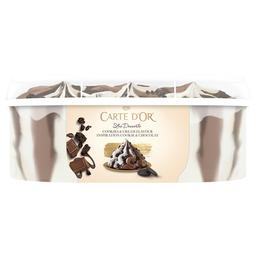 CARTE D'OR Les desserts de Frigo Tarrina de helado de nata y chocolate con trocitos de galletas 825 ml