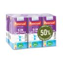 Leche sin lactosa Pascual 200ml Pack 6 Semidesnatada