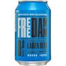 Cerveza sin alcohol free damm, lata 33 cl