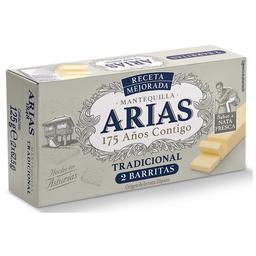 ARIAS Pastilla de mantequilla tradicional sin sal ARIAS 125 g