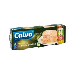 CALVO Atún claro en aceite de oliva pack 3 uds. x 73 g