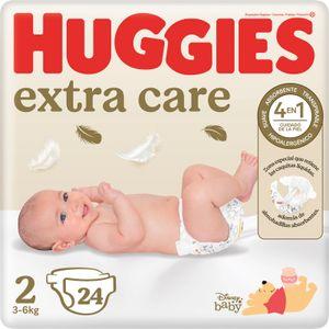 Pañal Extra Care Talla 2 de 3 a 6 Kilos