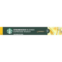 Café blonde compatible nespresso starbucks, caja 10 uds