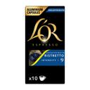Café en cápsulas espresso ristretto descafeinado L'Or caja 10 unidades
