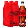 Coca Cola zero azúcar pack 4 botellas 50 cl