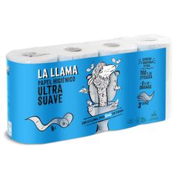Papel higiénico ultra suave 3 capas La Llama Dia bolsa 8 unidades