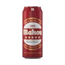 Cerveza rubia especial Mahou 5 Estrellas lata 50cl