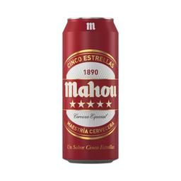 MAHOU 5 ESTRELLAS Cerveza  lata 50 cl