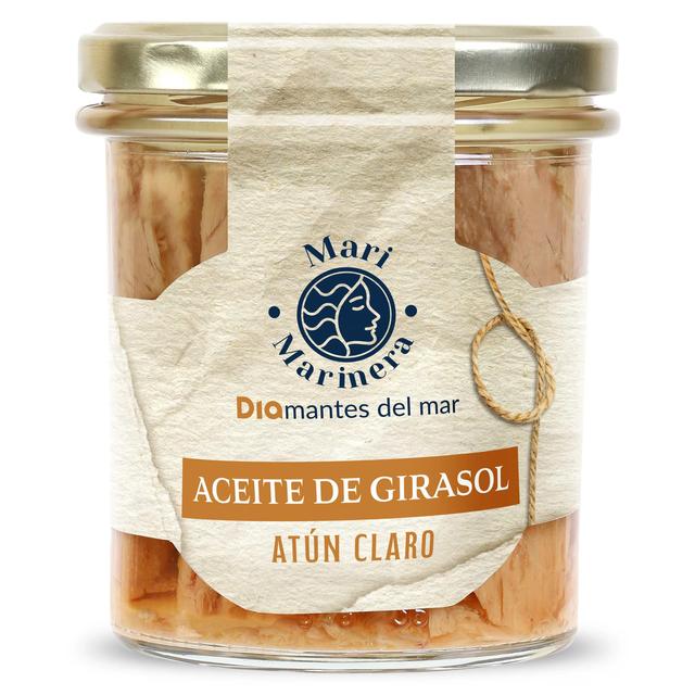 Atún claro en aceite de girasol Mari Marinera de Dia frasco 228 g