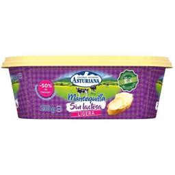 Mantequilla ligera sin lactosa asturiana, tarrina 250 g