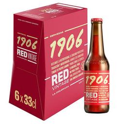 Cerveza 1906 red vintage, pack 6x33 cl