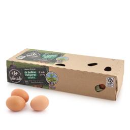 Huevos Camperos Círculo de Calidad 12 ud