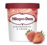 Helado en tarrina Häagen-Dazs 460ml strawberry&cream