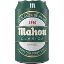 Cerveza mahou clásica, lata 33 cl