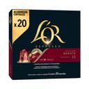 Café selección barista compatible nespresso l'or, paquete 20 uds