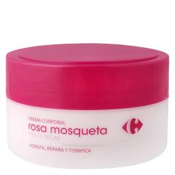 Crema corporal Rosa Mosqueta pieles secas Carrefour 200 ml