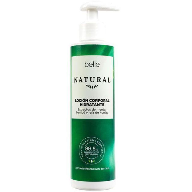 Loción corporal belle natural, dosificador 180 ml