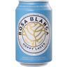 Cerveza rosa blanca, lata 33 cl
