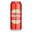 Cerveza rubia especial Mahou 5 Estrellas lata 50cl
