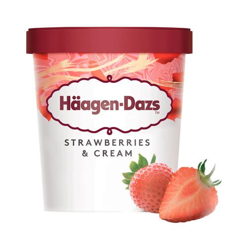 HÄAGEN-DAZS Tarrina de helado de fresa con trocitos de fresa 460 ml
