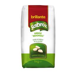 Arroz sabroz Brillante 1kg redondo