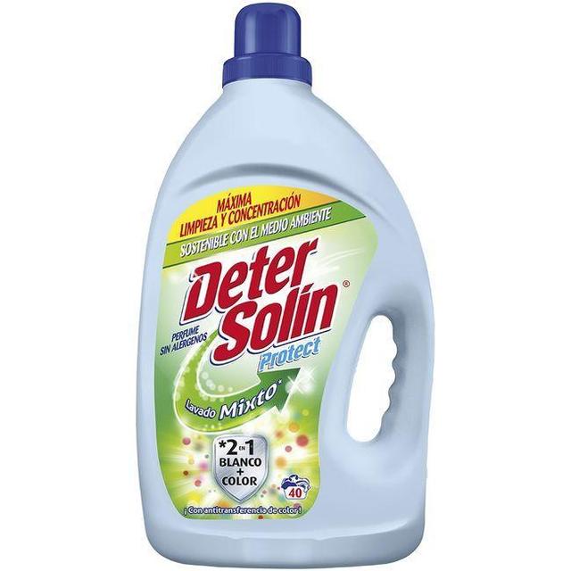 Detergente líquido lavado mixto detersolin, garrafa 37 dosis