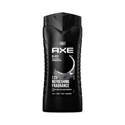 AXE Gel de baño o ducha para hombre con aroma a pera y madera de cedro AXE Black xl 400 ml