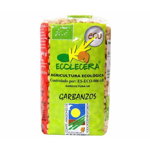 ECOLECERA Garbanzos de Aragón de cultivo ecológico ECOLECERA 500 g