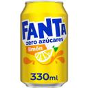 Refresco de limón zero Fanta lata 33 cl