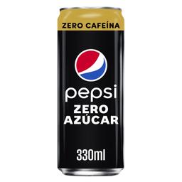 PEPSI Zero azúcar Zero cafeína lata 33 cl