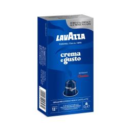 Café Crema e Gusto en cápsulas Lavazza compatible con Nespresso 10 ud