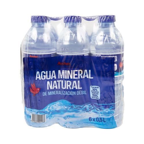 PRODUCTO ALCAMPO Agua mineral pack 6 x 50 cl