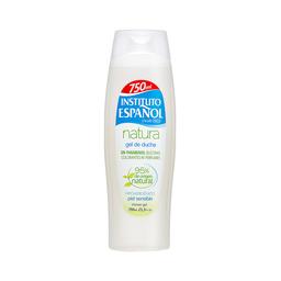INSTITUTO ESPAÑOL Gel para baño o ducha con un 95% de ingredientes de origen natural, espeical pieles sensibles INSTITUTO ESPAÑOL Natura 750 ml