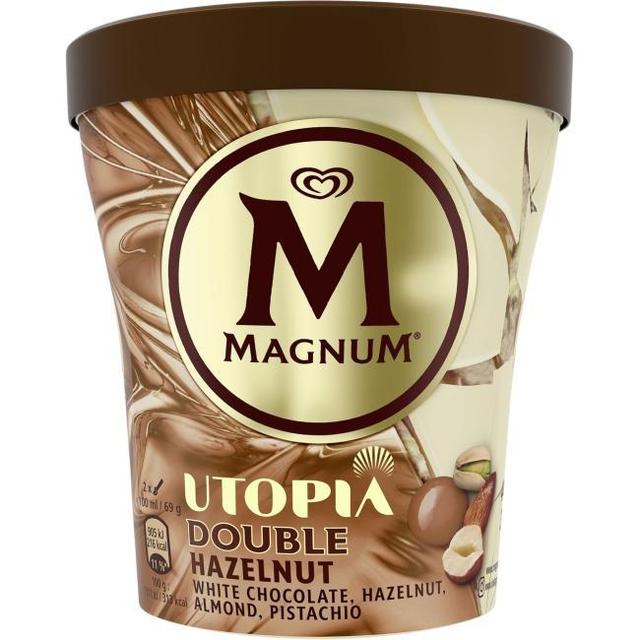 Helado crema doble sabor avellana magnum, tarrina 440 ml