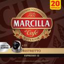 Café en cápsulas espresso ristretto Marcilla caja 20 unidades