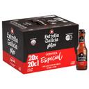 Cerveza Estrella Galicia especial mini pack 20 botellas 20 cl
