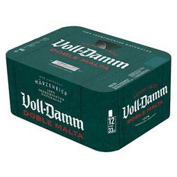 VOLL-DAMM Cerveza doble malta pack 12 x 33 cl